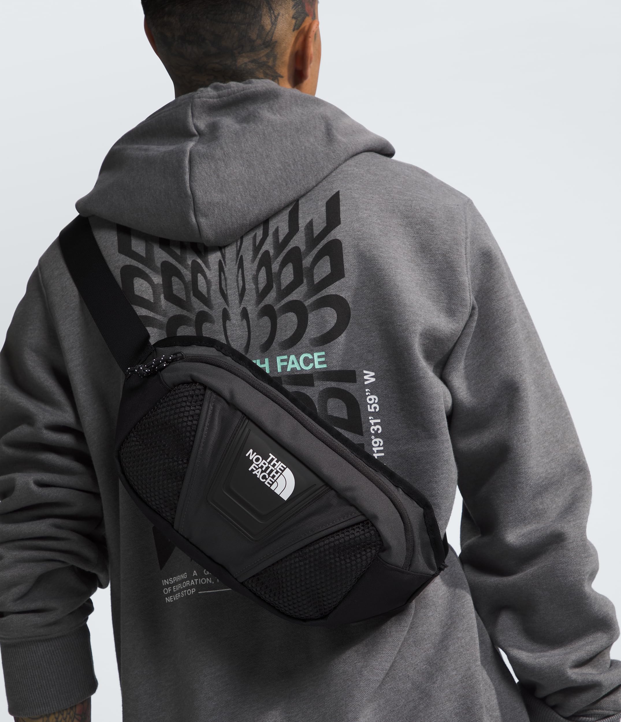 Foto 5 | Hip Pack The North Face Y2k Tnf Negro/Gris Asfalto 3l - Venta Internacional