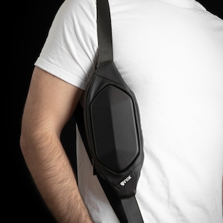 Foto 5 | Mochila Bandolera Pequeña Inok M-10, Antirrobo, Impermeable Y Ligera Para Hombre/mujer, Cangurera Color Negro 500 Ml