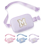 Bandolera Yoolife Con Inicial Personalizada Morada Para Niñas - Venta Internacional.
