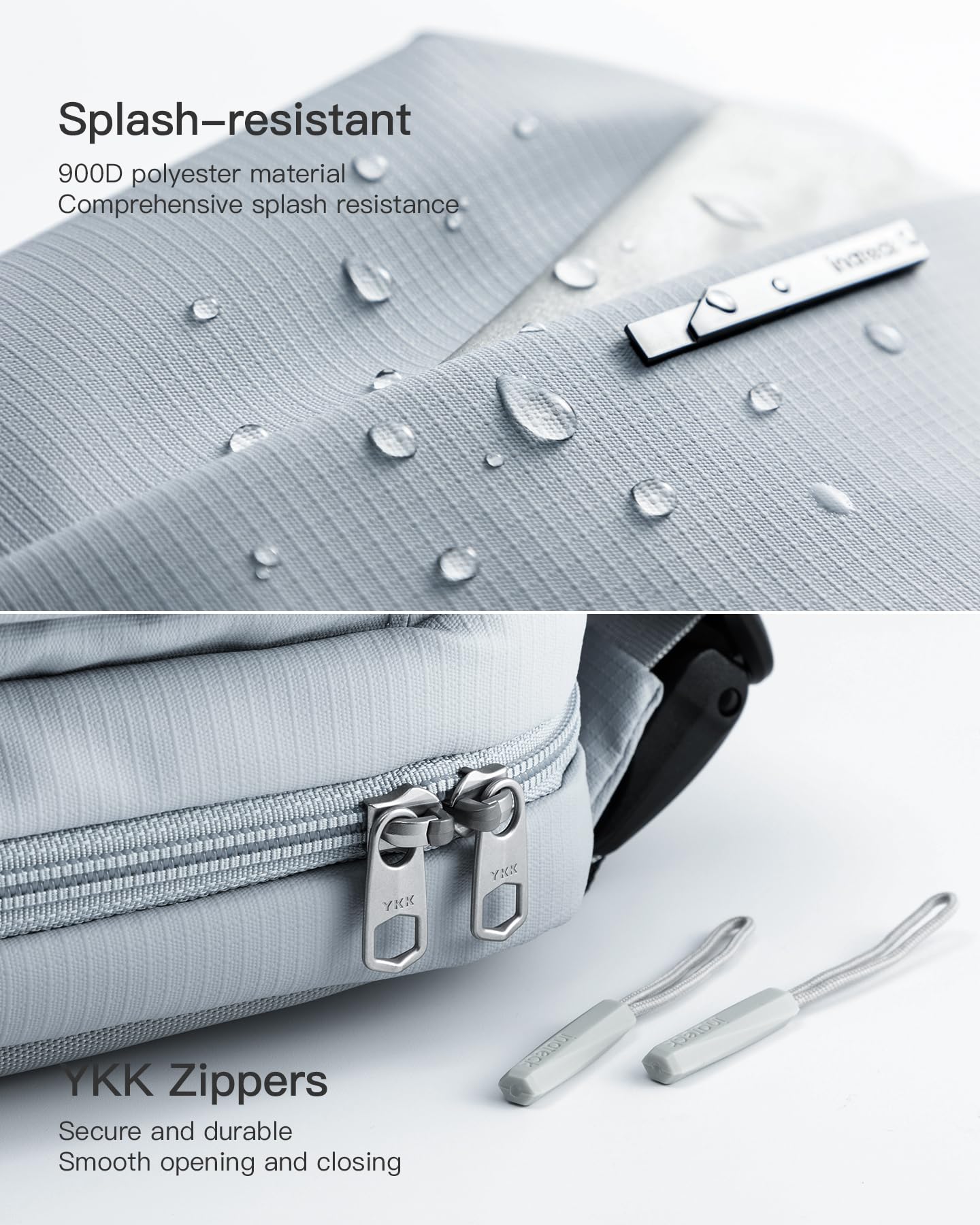 Foto 6 pulgar | Bandolera Inateck Sling Bag X 4l, Resistente Al Agua, Gris Y Azul - Venta Internacional.