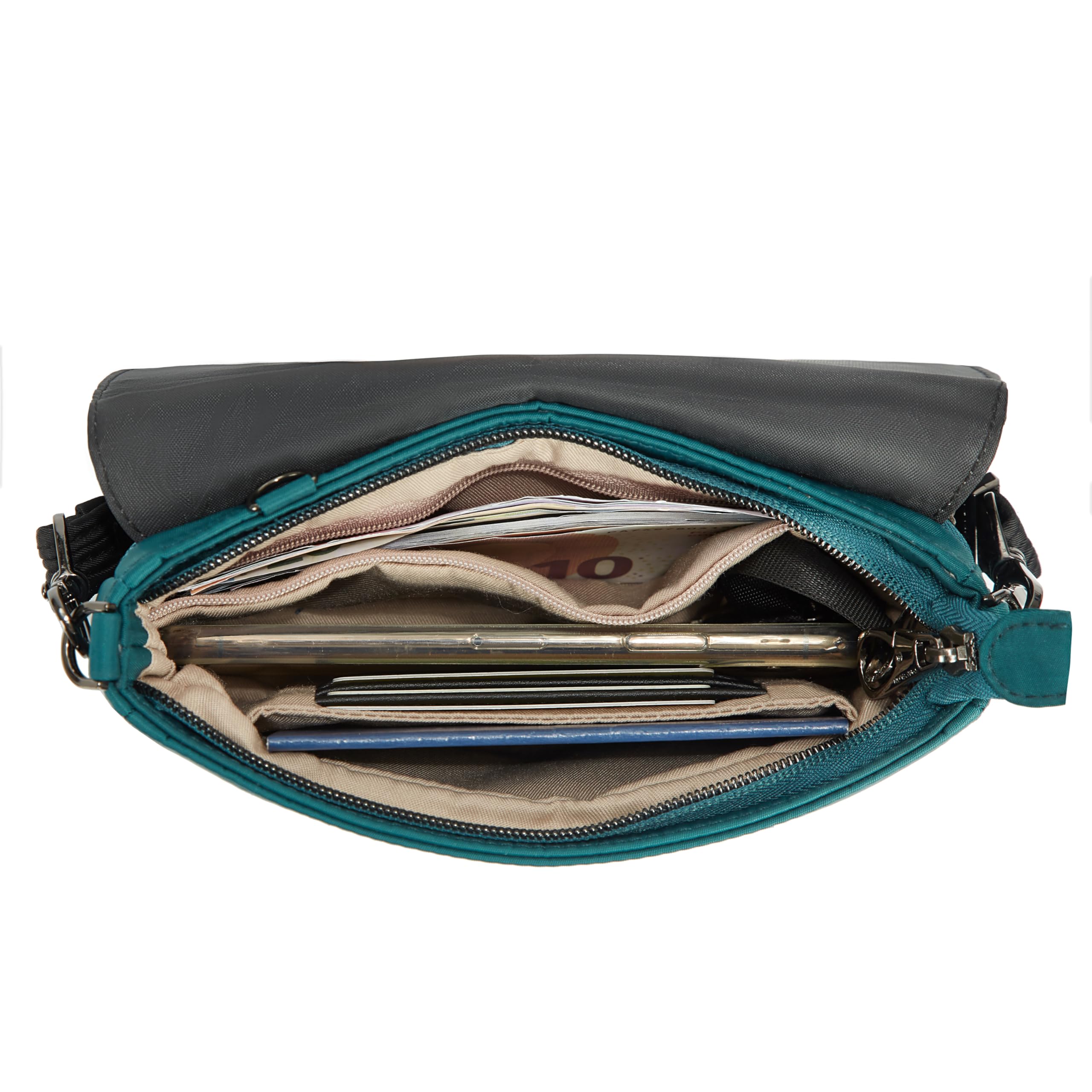 Foto 4 pulgar | Cangurera Travelon Anti-theft Addison Convertible Evergreen - Venta Internacional