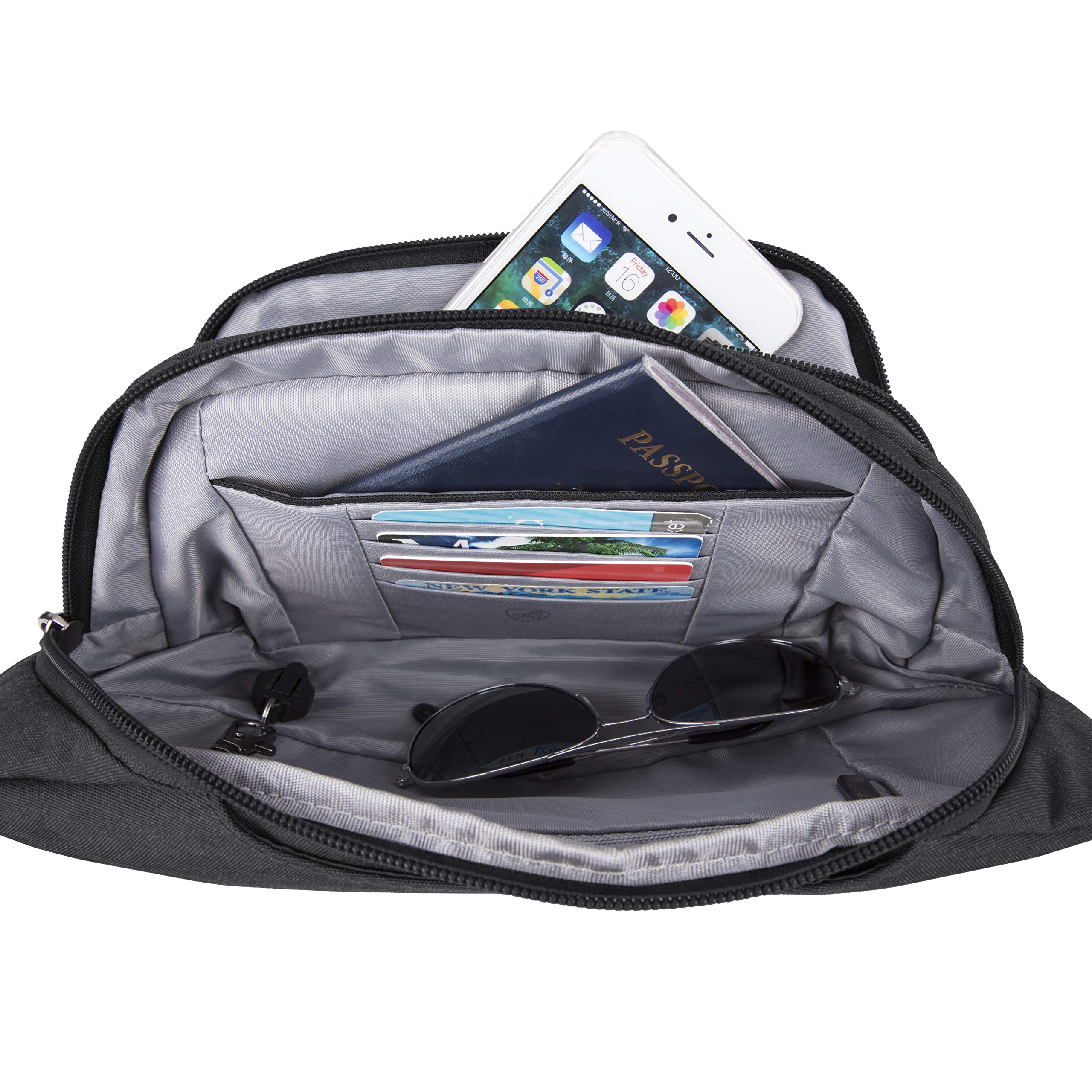 Foto 4 pulgar | Riñonera Travelon Anti-theft Metro Black Para Adulto - Venta Internacional.