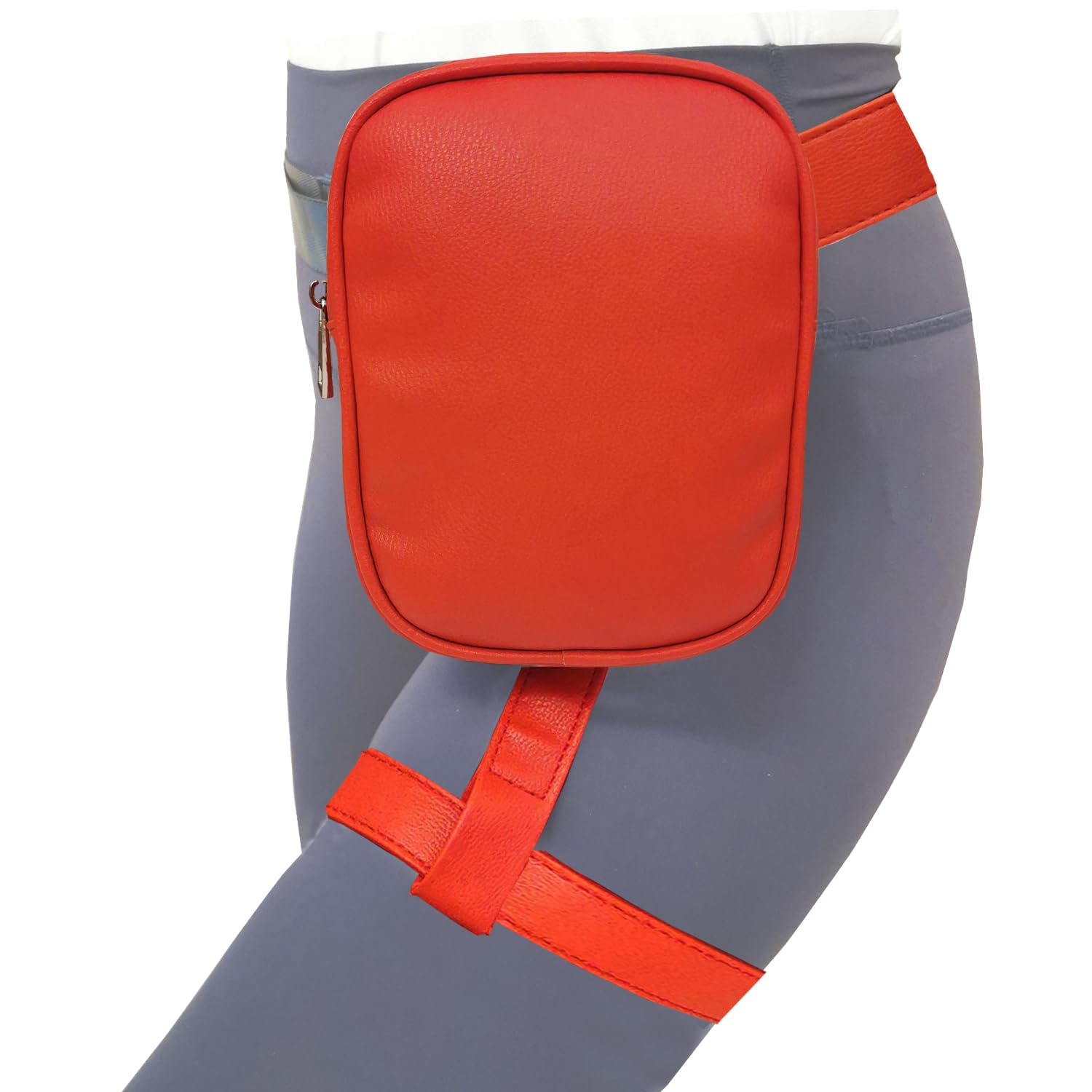 Foto 2 pulgar | Riñonera Larswon De Piel Sintética Roja Para Mujer - Venta Internacional.