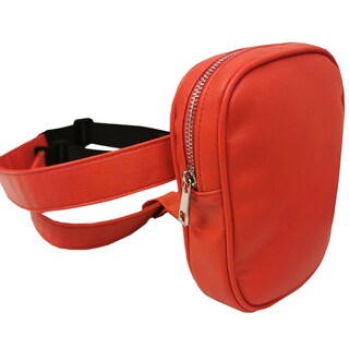 Foto 3 | Riñonera Larswon De Piel Sintética Roja Para Mujer - Venta Internacional.
