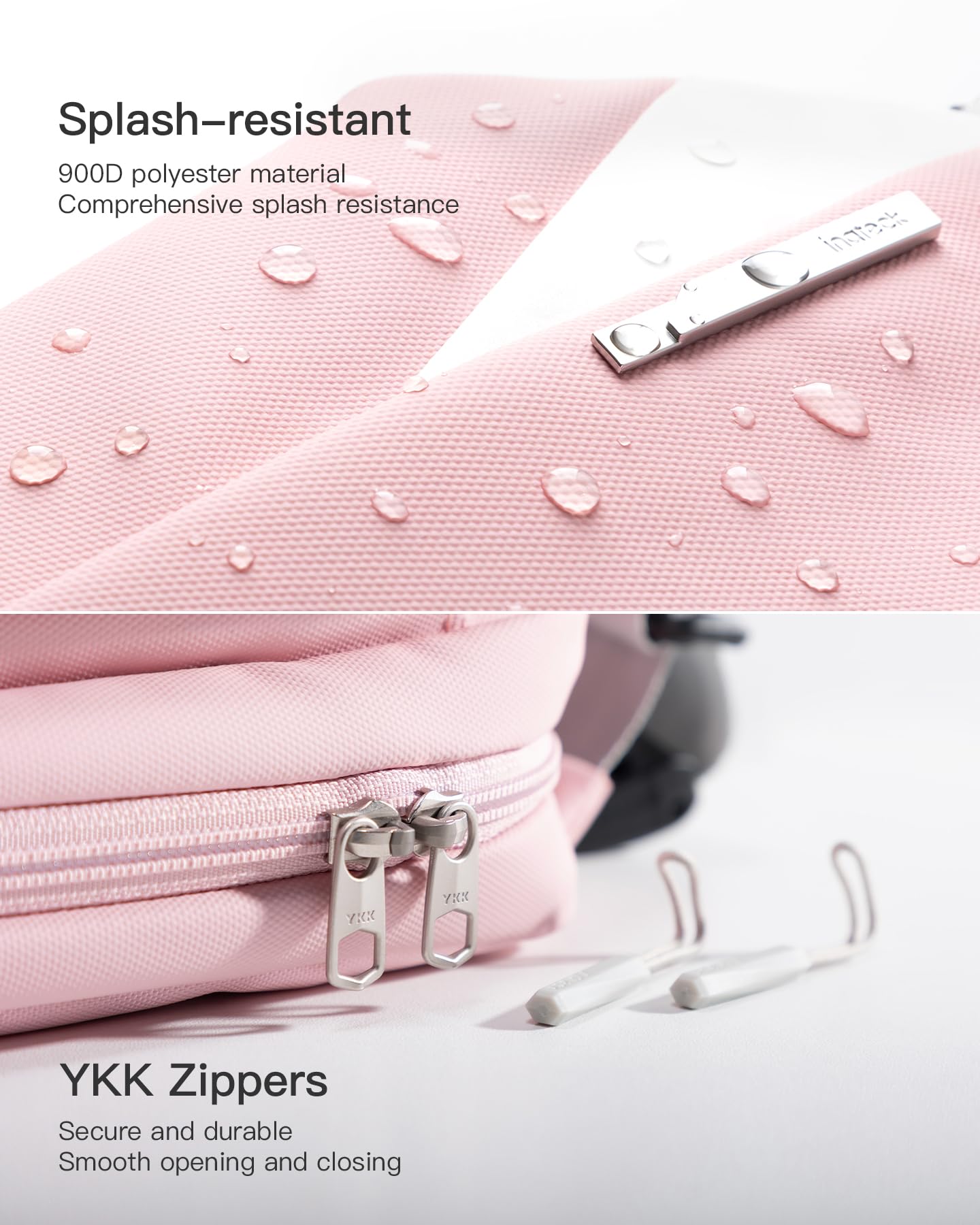 Foto 6 pulgar | Bandolera Inateck Sling Bag X 4 L Resistente Al Agua Rosa - Venta Internacional.