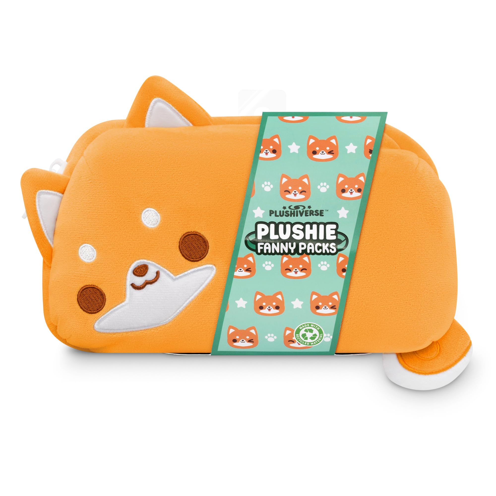 Foto 3 pulgar | Riñonera De Peluche Teeturtle Plushiverse Orange Shiba Inu - Venta Internacional.