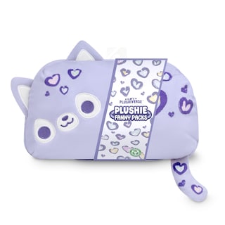 Foto 2 | Fanny Pack Teeturtle De Felpa Con Forma De Corazón Morado, Unisex - Venta Internacional.