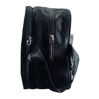 Foto 8 | Bolso Neceser De Mano Para Caballero Bandolera Lamborghini Negra