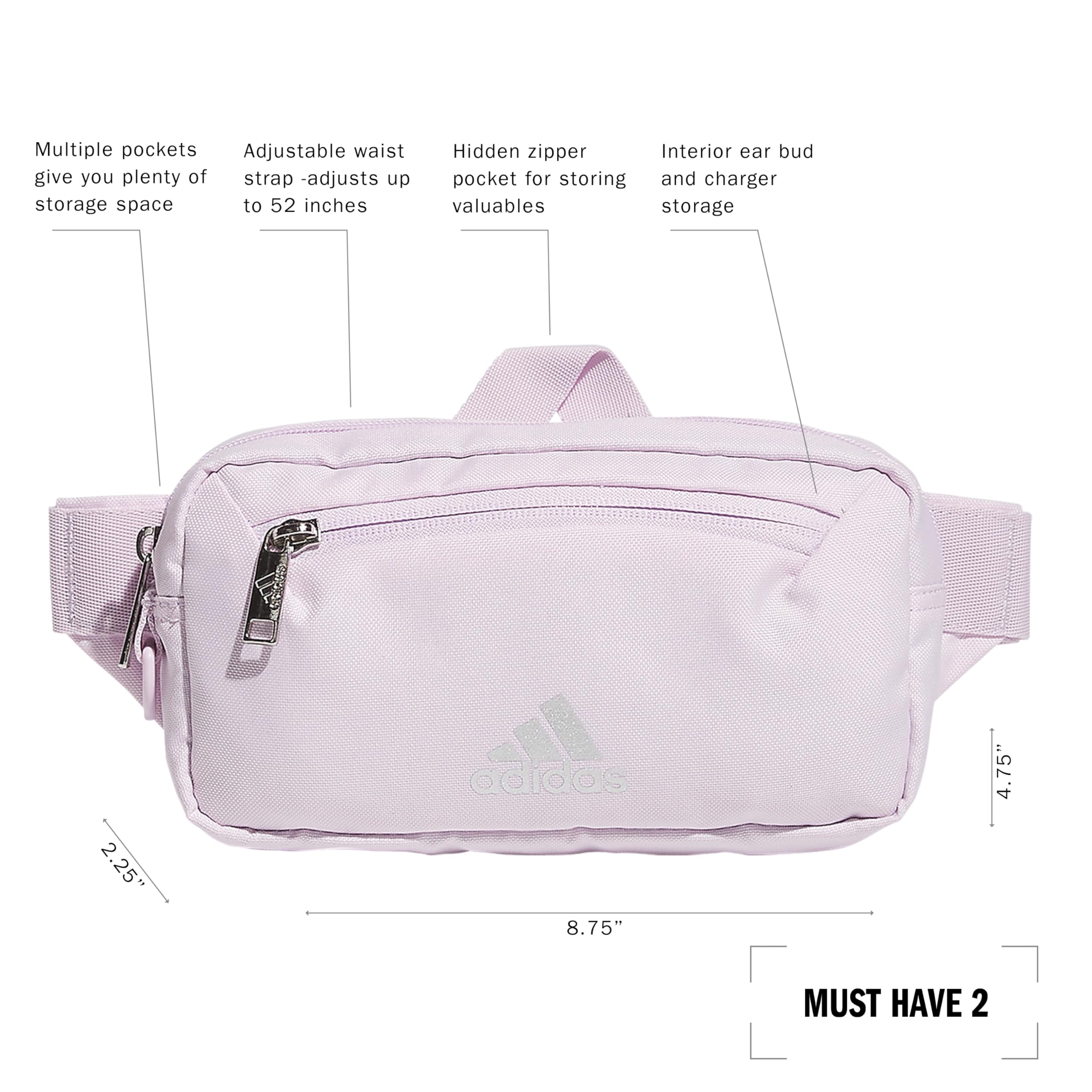 Foto 2 | Riñonera Bandolera Adidas Must Have 2.0 - Venta Internacional.