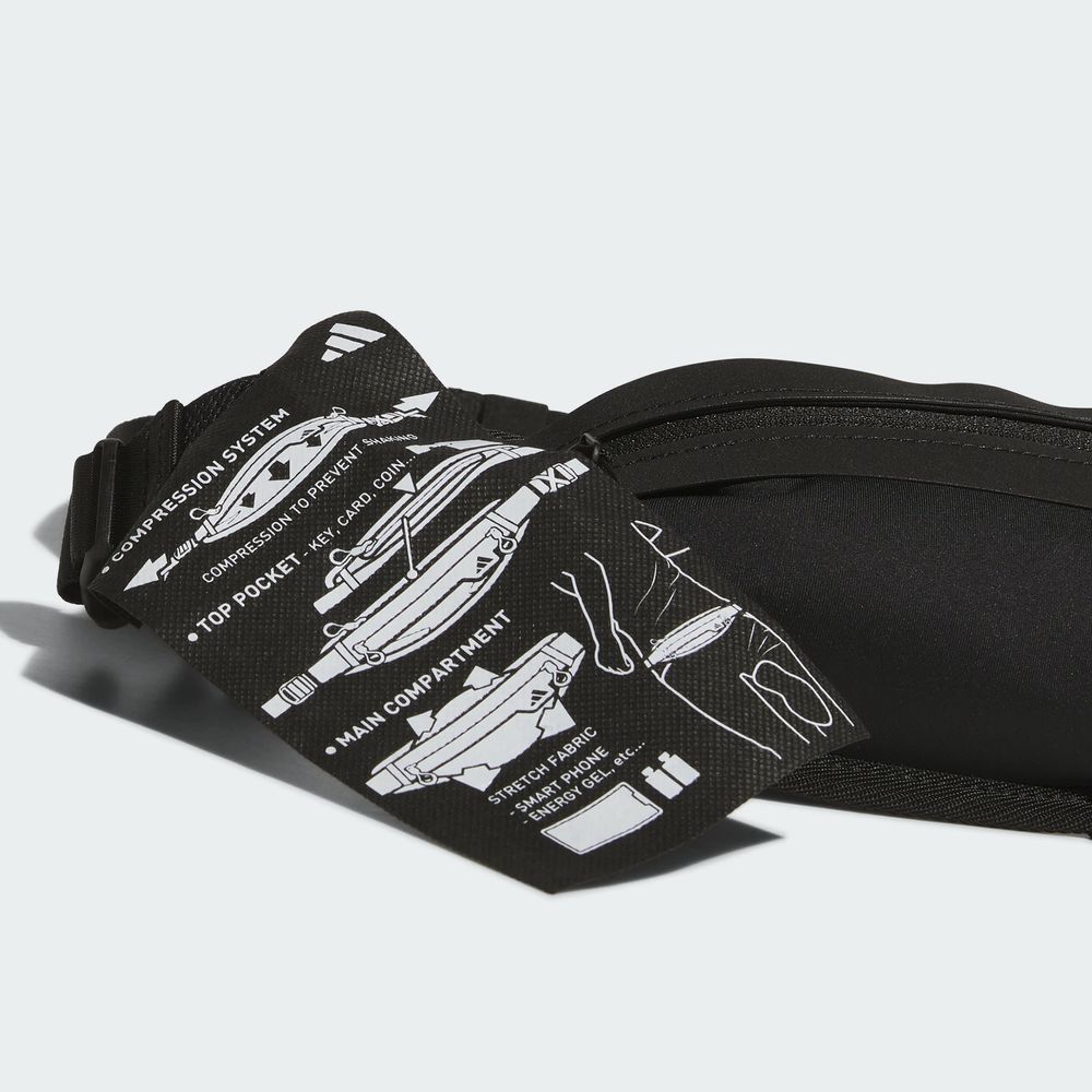 Foto 7 | Cangurera Running Adidas Negro Unisex