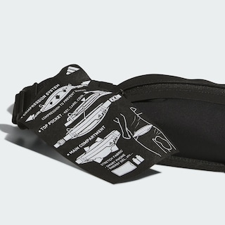 Foto 7 | Cangurera Running Adidas Negro Unisex