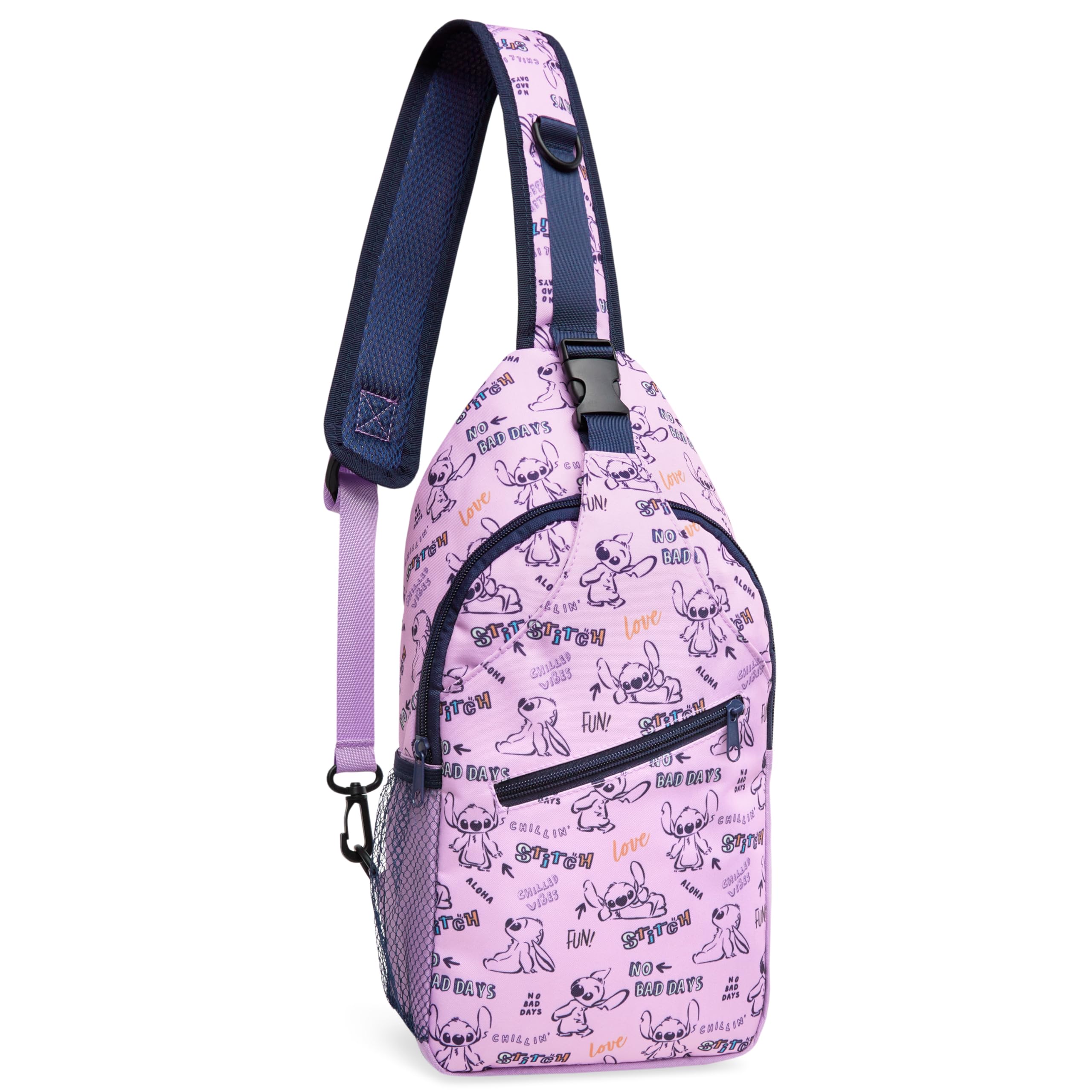 Foto 2 pulgar | Bolso Bandolera Disney Stitch Para Niñas Con Correa Ajustable - Venta Internacional.