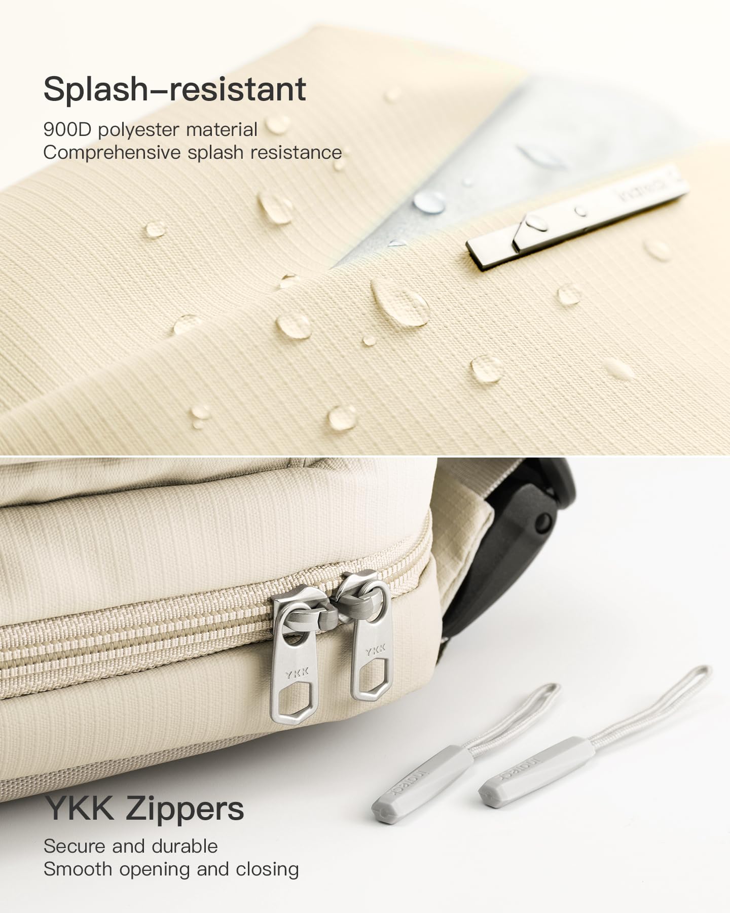 Foto 5 | Bandolera Inateck Bandolera X 4 L Resistente Al Agua, Color Beige - Venta Internacional.