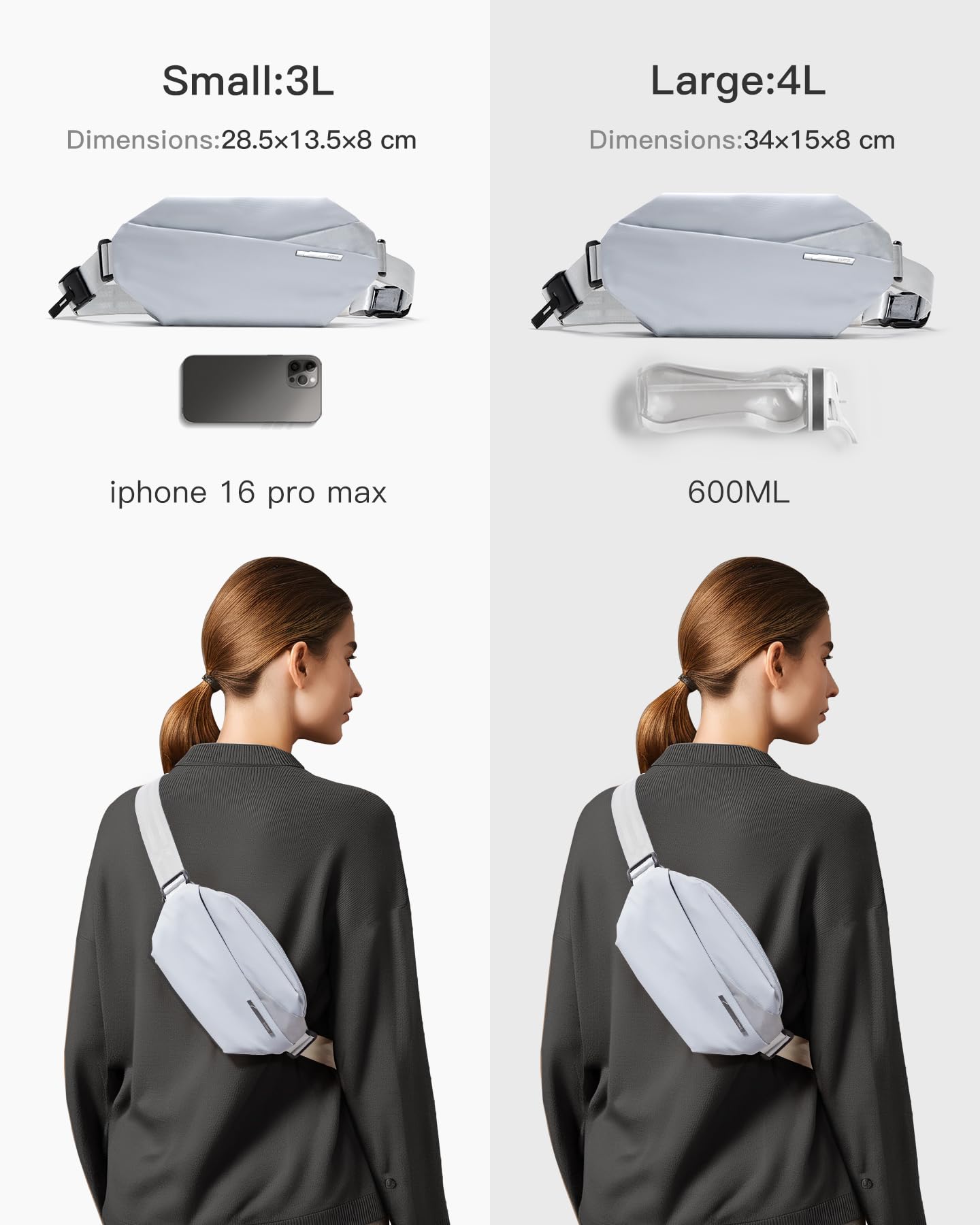 Foto 4 pulgar | Bandolera Inateck Sling Bag X 3l Impermeable - Venta Internacional