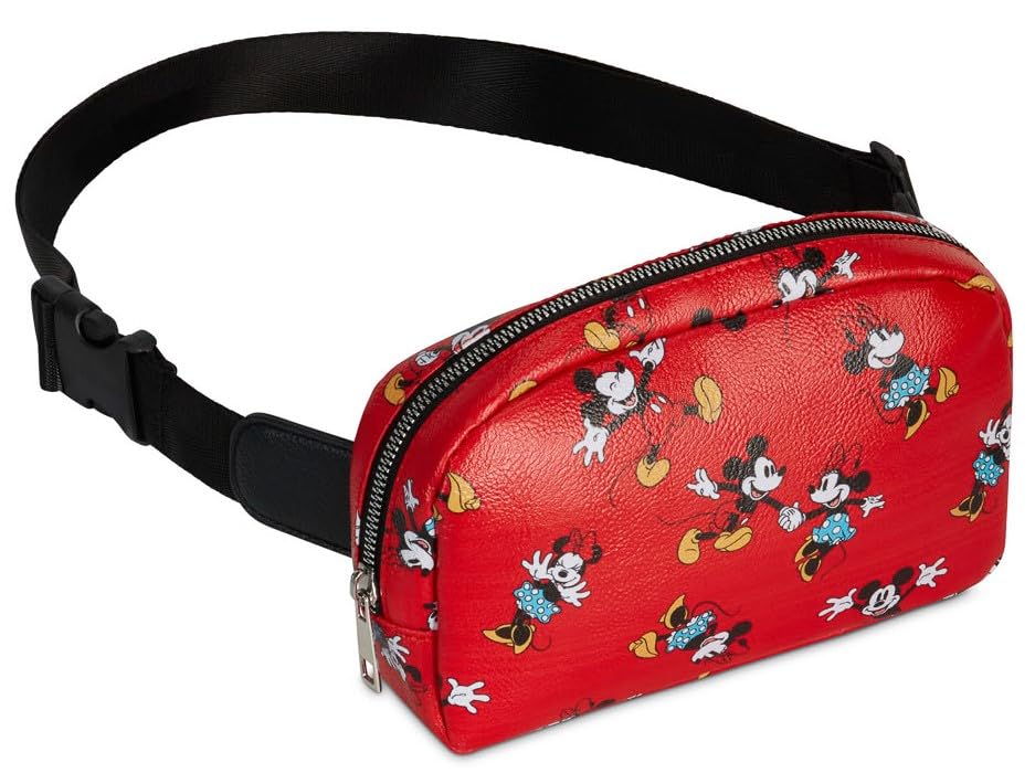 Foto 2 pulgar | Riñonera Disney Mickey Minnie Mouse Roja Para Mujer - Venta Internacional.