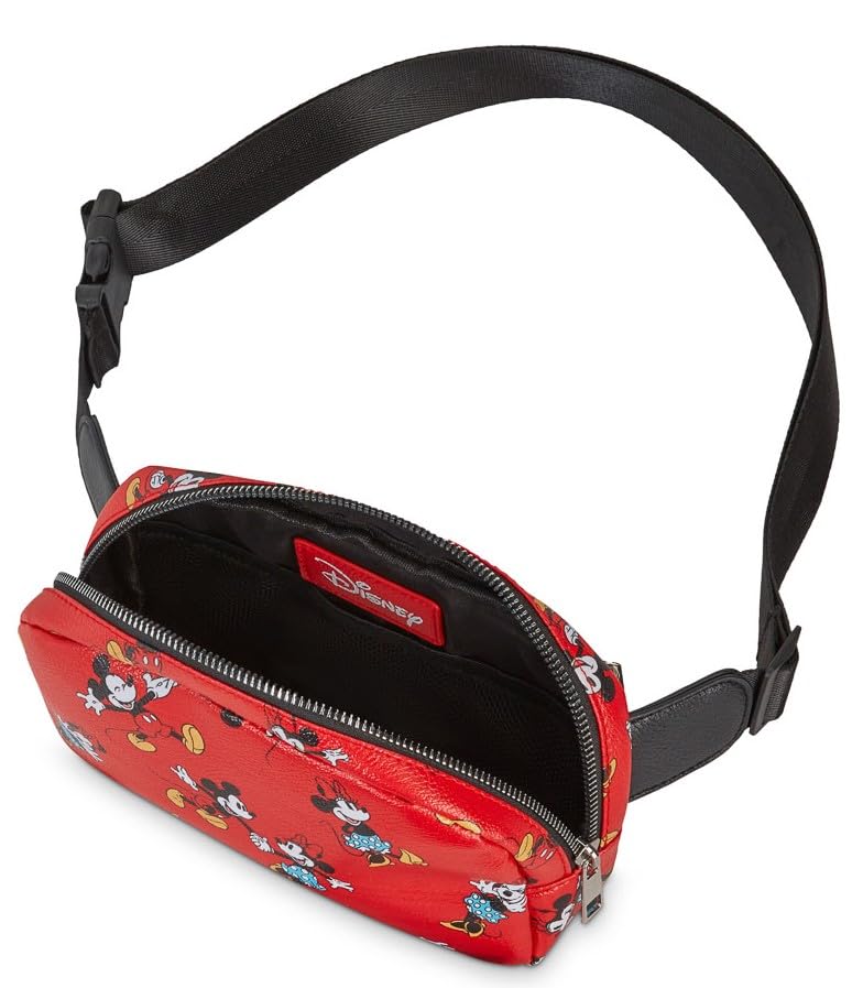 Foto 6 | Riñonera Disney Mickey Minnie Mouse Roja Para Mujer - Venta Internacional.