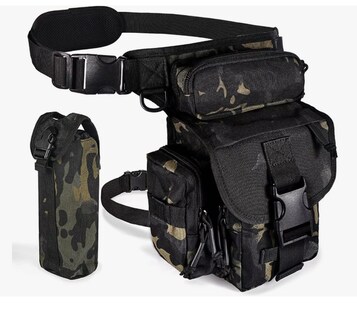 Foto 1 | Bandolera Mochila Xtellar Piernera Táctico Militar Multiuso Campismo Modelo Camouflage
