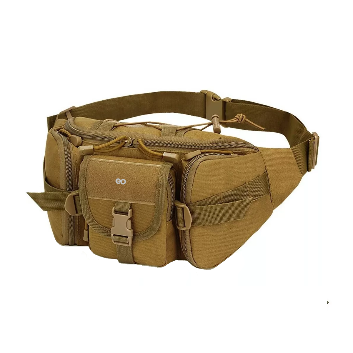 Foto 2 pulgar | Cangurera Tactica Militar Impermeable Riñonera Deportiva Eo Safe Imports Esi-10126-1 Marro