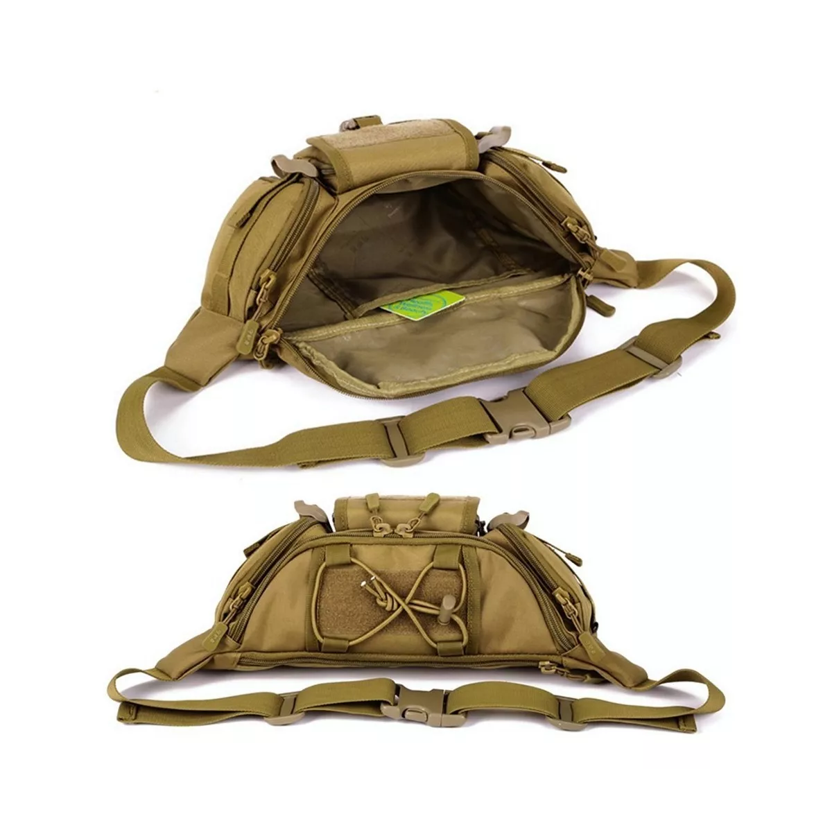 Foto 4 pulgar | Cangurera Tactica Militar Impermeable Riñonera Deportiva Eo Safe Imports Esi-10126-1 Marro
