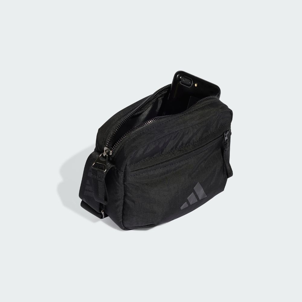 Foto 5 | Bolsa Festival Logo Adidas 3 Barras Adidas Negro Unisex