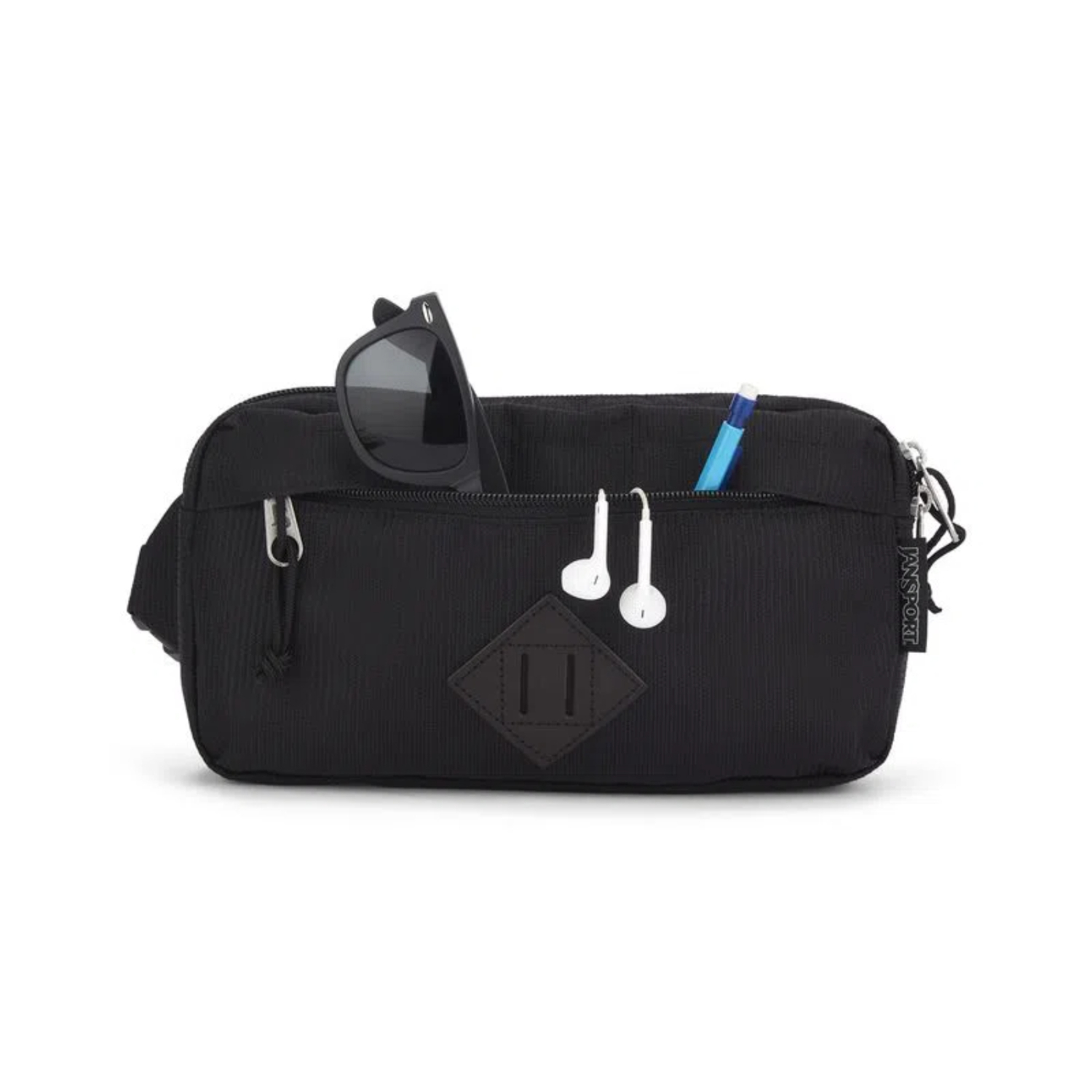 Foto 3 | Cangurera Jansport Waisted  Unisex Color Negro Modelo Js00t81b81m