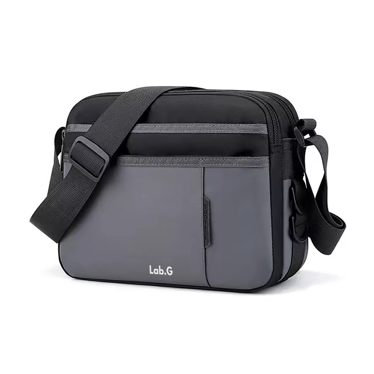 Foto 3 | Bandoleras Lab.g Multifunción De Nailon Para Hombre Gris Negro