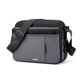 Foto 3 | Bandoleras Lab.g Multifunción De Nailon Para Hombre Gris Negro
