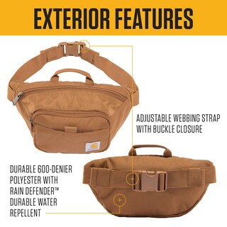 Foto 2 | Hip Pack Carhartt, Cintura Ajustable, Resistente Al Agua, Color Negro - Venta Internacional.