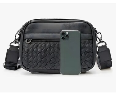 Foto 2 | Bolso Xtellar Bandolera Para Hombre De Cuero Crossbody Maletín Mode