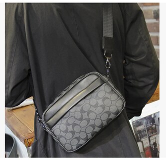 Foto 5 | Bolso Xtellar Crossbody Hombre Bandolera De Cuero Para Lujo Moderno