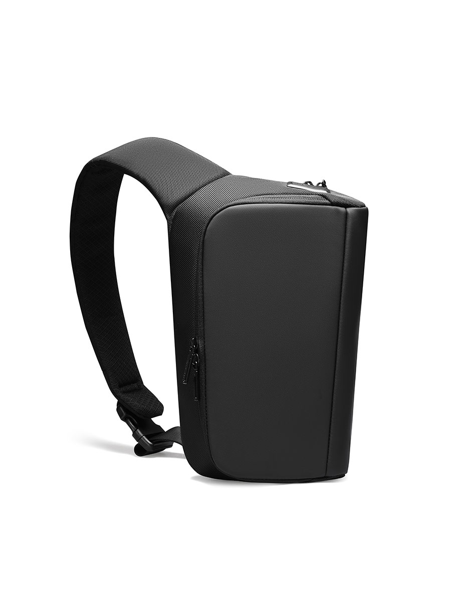Foto 4 pulgar | Mochila Cruzada Futurista Marca Mark Ryden Modelo 8893 Color Negro Repelente Al Agua