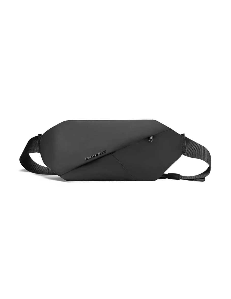 Bandolera Casual Mark Ryden Modelo 7786 Color Negro Repelente Al Agua