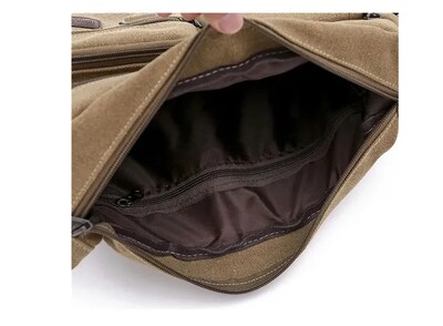 Foto 2 | Bolsos Xtellar Bandolera De Lona Para Hombre, Bandolera