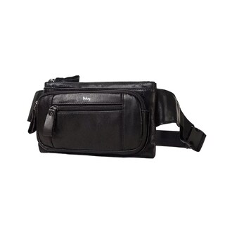 Foto 1 | Riñoneras Para Hombre De Piel Auténtico Belug, Negro