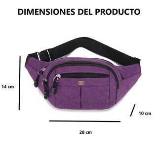 Foto 2 | Cangurera, Riñonera Deportiva Gimnasio Eo Safe Imports Esi-18948 Purpura