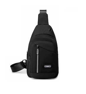 Foto 1 | Mochila Mensajero Impermeable Multifunción Cruzada Hombro Lab.g Negro