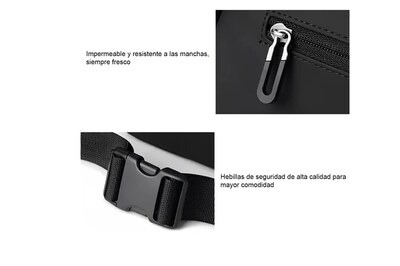 Foto 2 | Xtellar Riñonera De Viaje Impermeable Para Hombre De Diseño Italiano