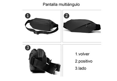 Foto 4 | Xtellar Riñonera De Viaje Impermeable Para Hombre De Diseño Italiano