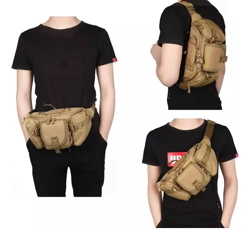 Foto 5 pulgar | Cangurera Xtellar Tactica Militar Impermeable Riñonera Deportiva