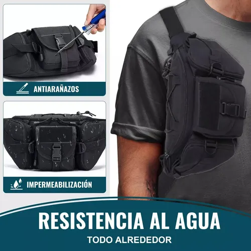 Foto 5 pulgar | Cangurera Xtellar Tactica Militar Impermeable Riñonera Deportiva