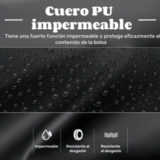Foto 5 | Bandolera De Cuero Lab.g Negro