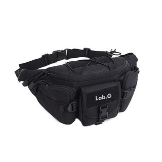Foto 1 | Cangurera Tactica Militar Impermeable Lab.g Negro