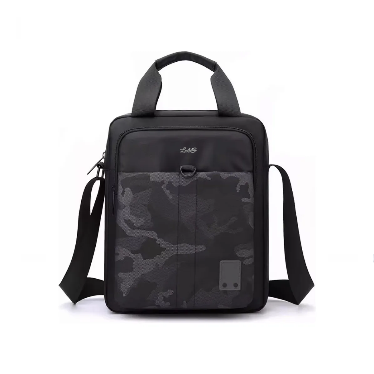 Foto 1 | Bolso Mensajero Bandolera Hombre Camuflaje Lab.g Negra