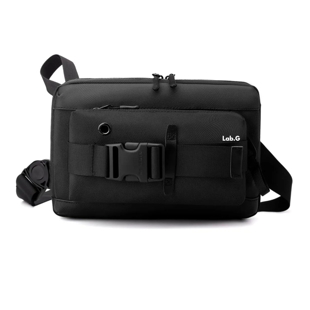 Foto 2 pulgar | Bandolera Para Hombre Crossbody  Lab.g  Negro