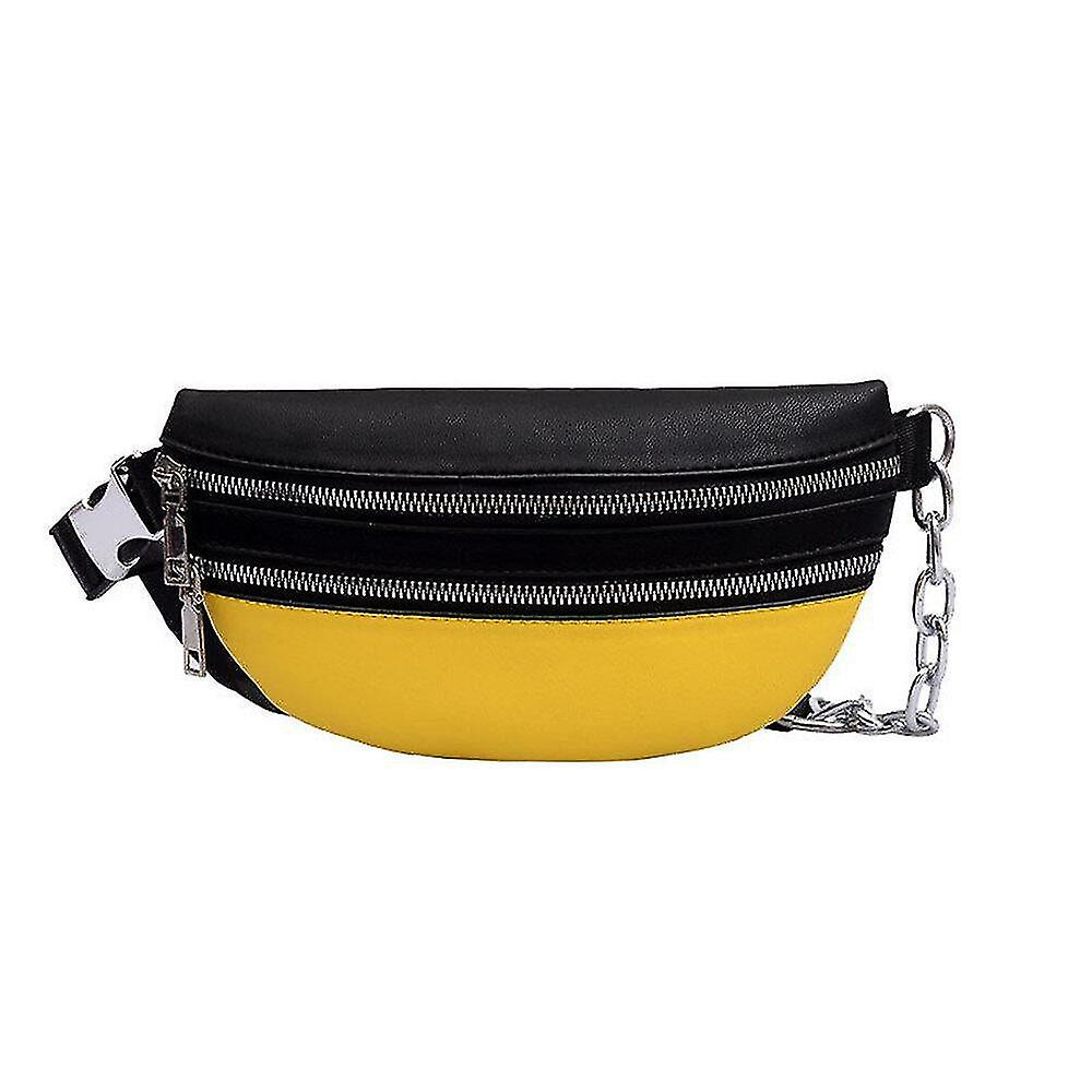 Foto 2 pulgar | Riñonera Fanny Pack Huoguo Chain Pack Tipo Banana Para Mujer - Venta Internacional.