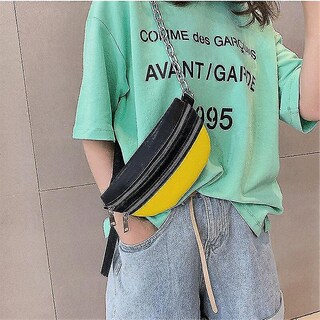 Foto 2 | Riñonera Fanny Pack Huoguo Chain Pack Tipo Banana Para Mujer - Venta Internacional.