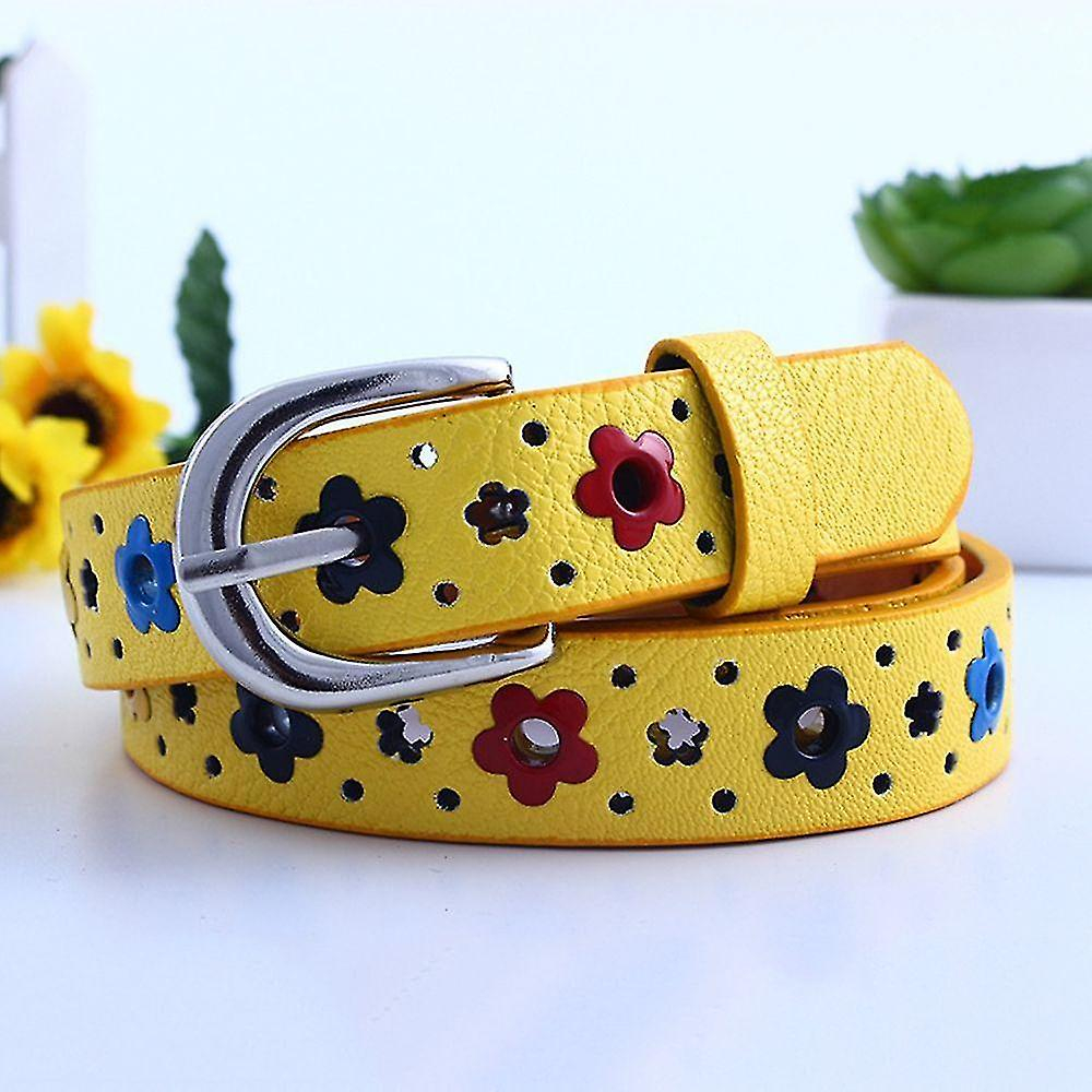 Foto 2 pulgar | Cinturón Huoguo Fashion Con Mariposas Huecas Y Flores De Piel Sintética - Venta Internacional.