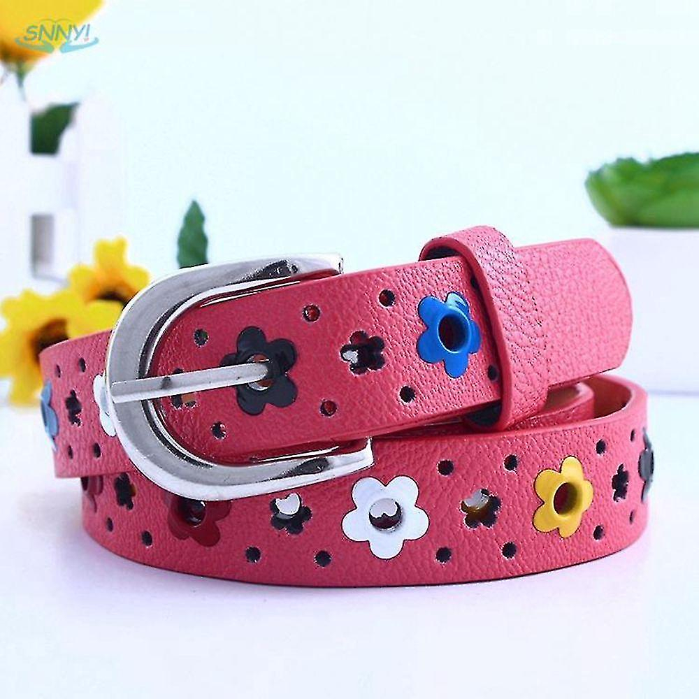 Foto 2 pulgar | Cinturón Huoguo Fashion Con Mariposas Huecas Y Flores De Piel Sintética - Venta Internacional.