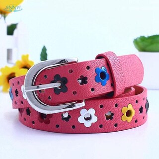 Foto 1 | Cinturón Huoguo Fashion Con Mariposas Huecas Y Flores De Piel Sintética - Venta Internacional.
