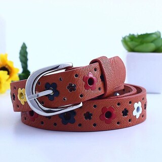 Foto 1 | Cinturón Huoguo Fashion Con Mariposas Huecas Y Flores De Piel Sintética - Venta Internacional.